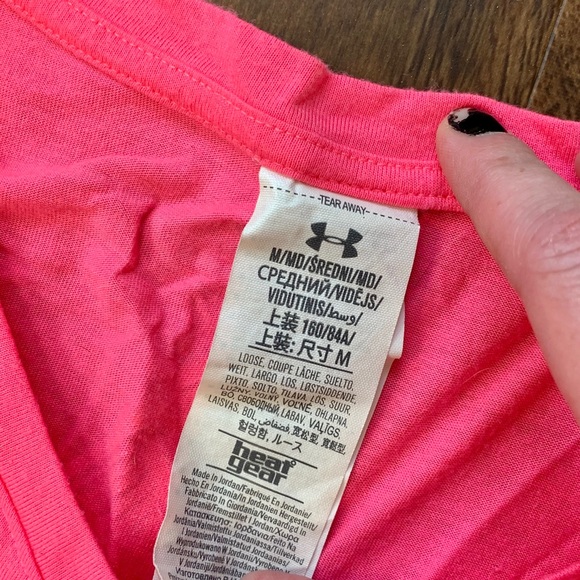 Under Armour Power in Pink LS Tee - Picture 4 of 5
